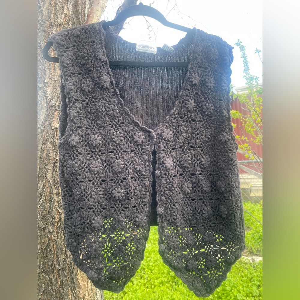 Vintage Crocheted Vest